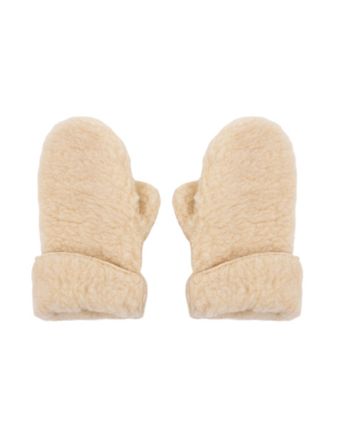 Handschuhe aus Schafwolle ungefüttert - Erwachsene - Weiß
